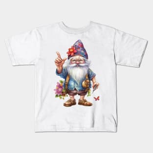 Hippie Gnome #3 Kids T-Shirt